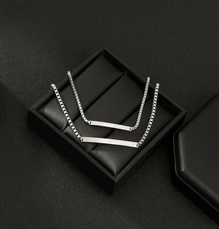 Personalized Japanese Curb Chain Bracelet