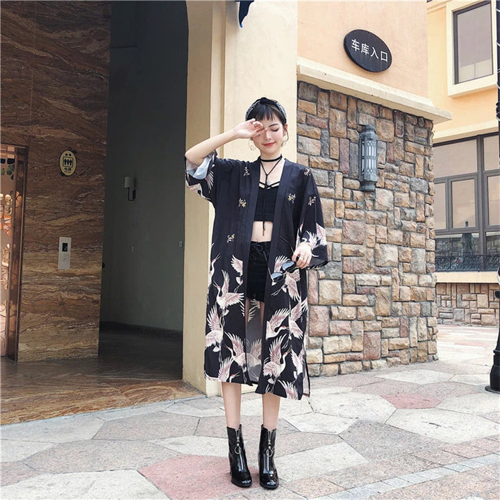 Women's Long Kimono Jacket