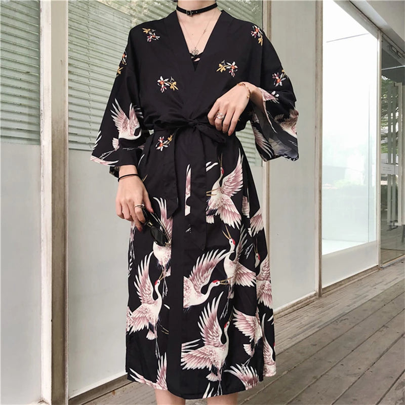 Women's Long Kimono Jacket