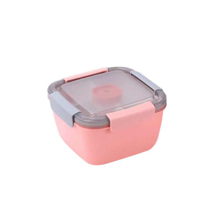 Boîte Bento à Double Couche Rose