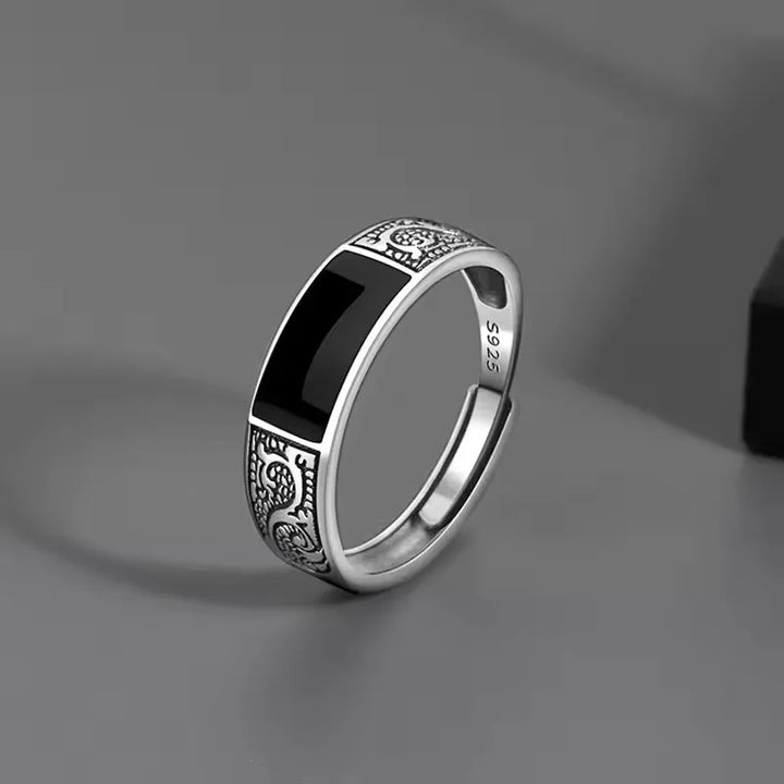 Bague Japonaise en Argent Sobre