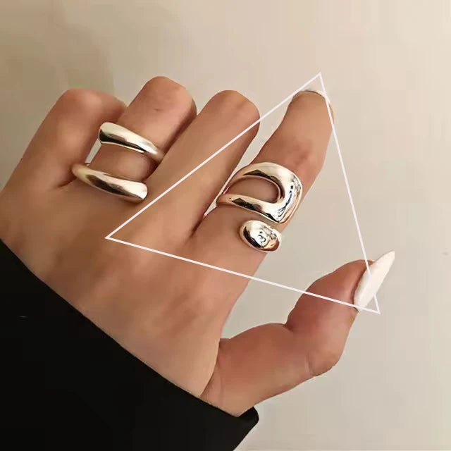 Bague Japonaise en Argent Stylée chic