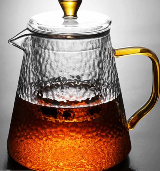 Japanese Teapot with Gold Handle