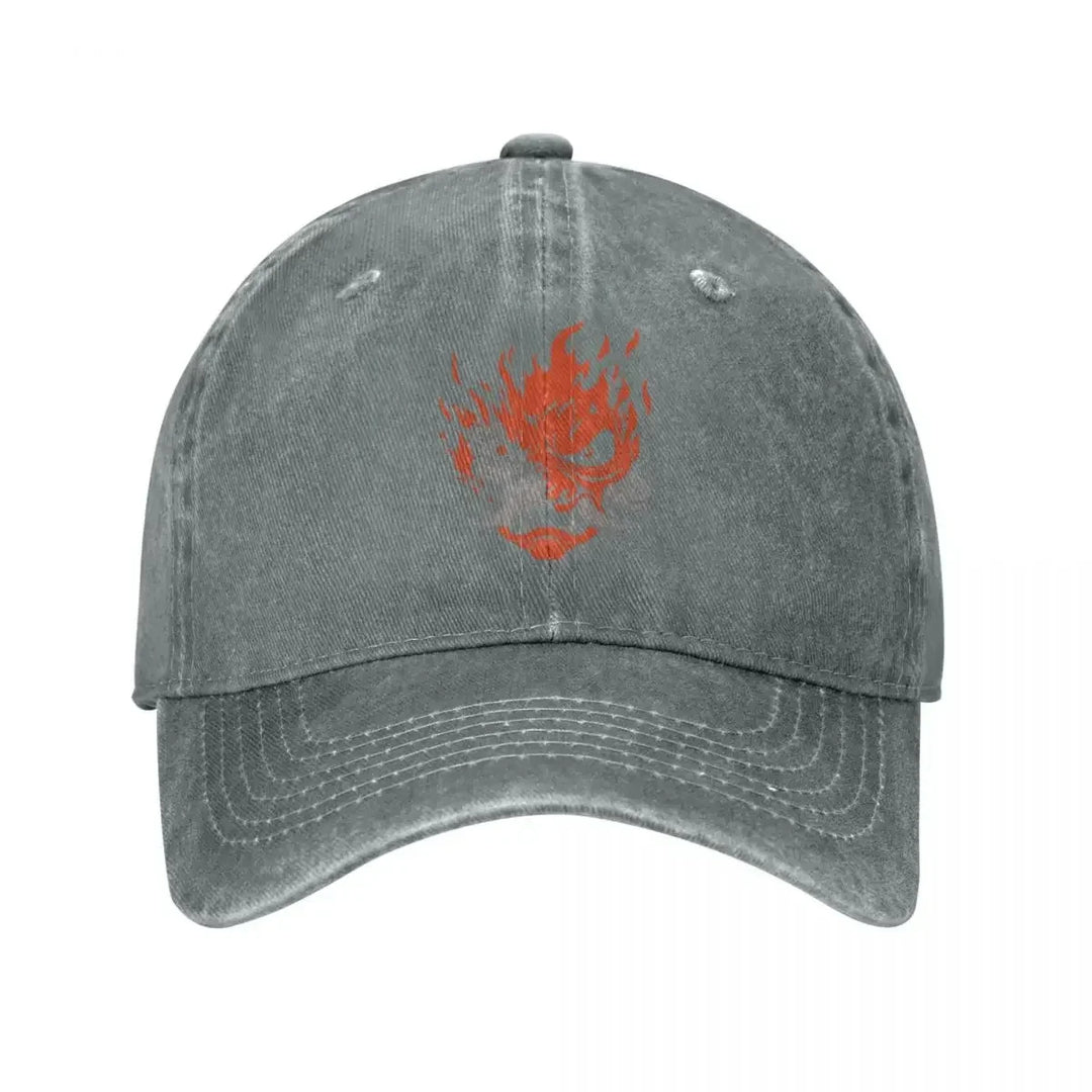 Casquette Japonaise Samurai Gris Clair