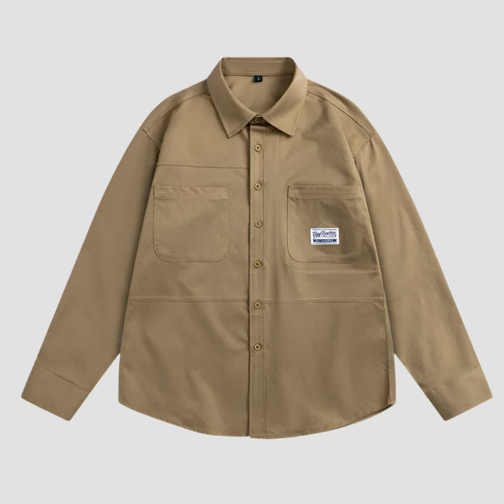 Chemise Japonaise Classique à Manches Longues