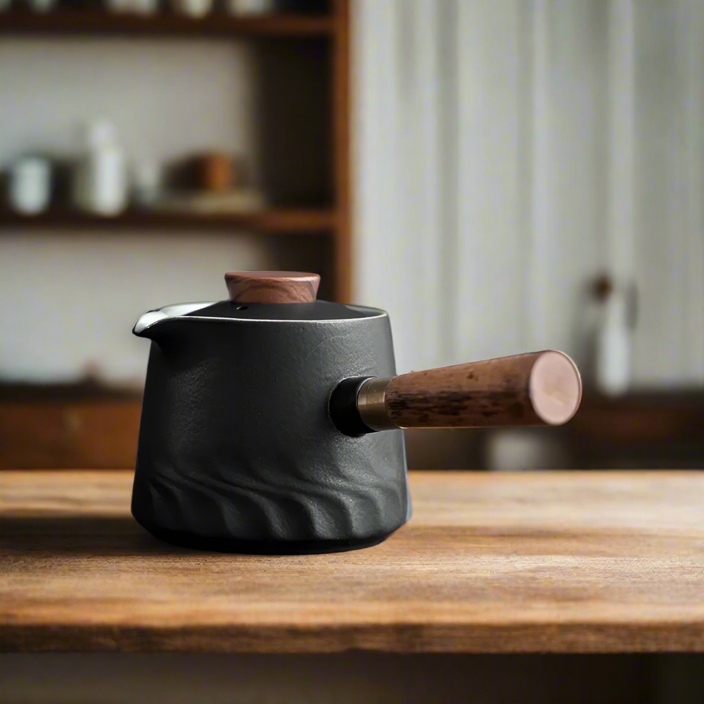 Modern Japanese Teapot with Handle