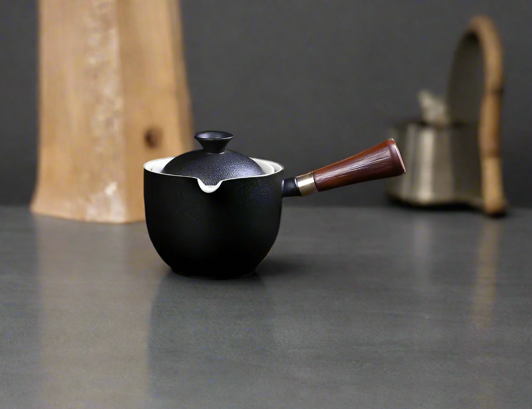 Small Japanese Teapot with Handle