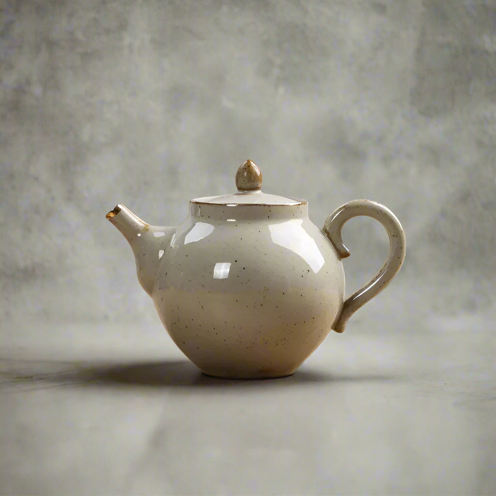 Petite Théière Japonaise blanc Pratique