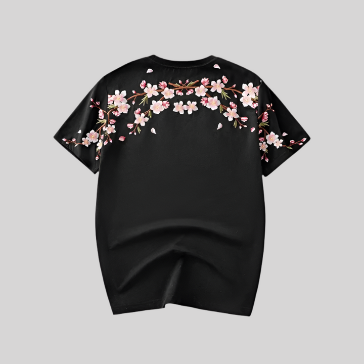 T-shirt japonais brodé