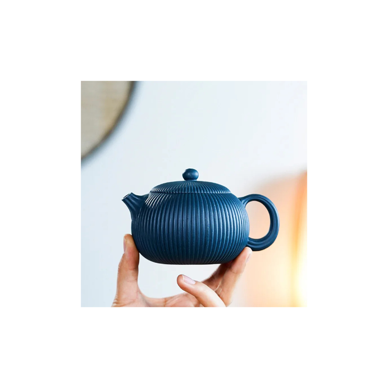 Théière Japonaise à Rayures bleu