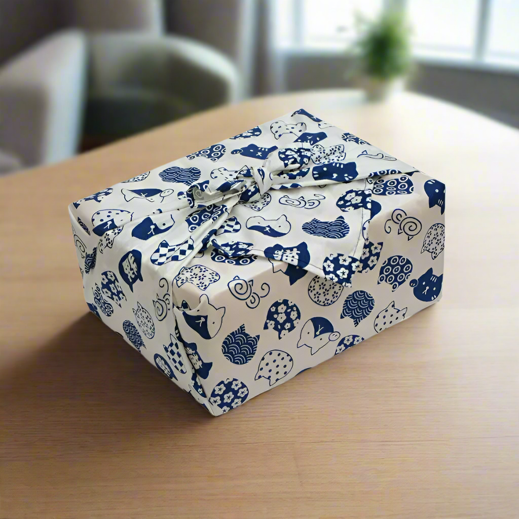 Japanese Cat Furoshiki