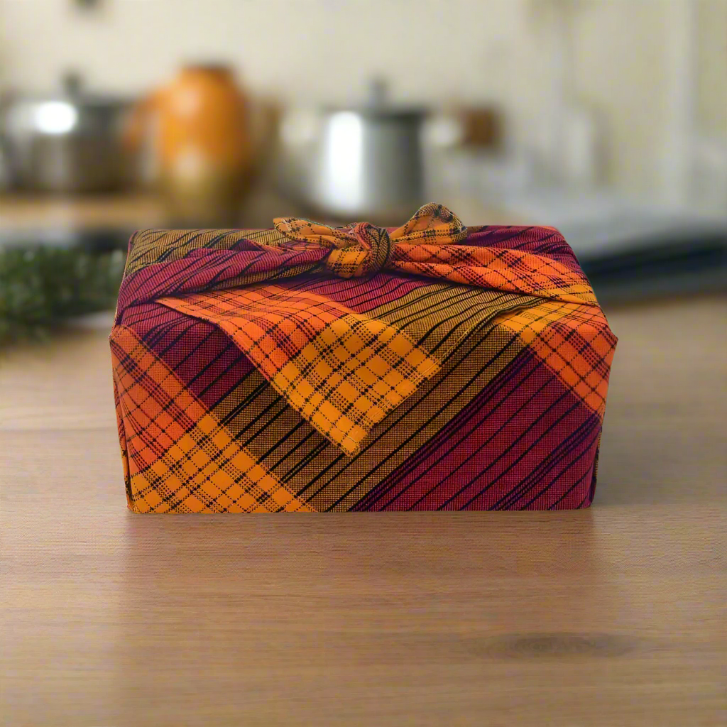 Furoshiki Sobre orange