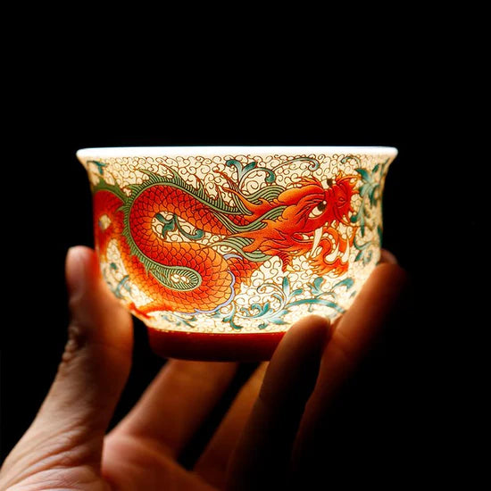 Tasse japonaise dragon