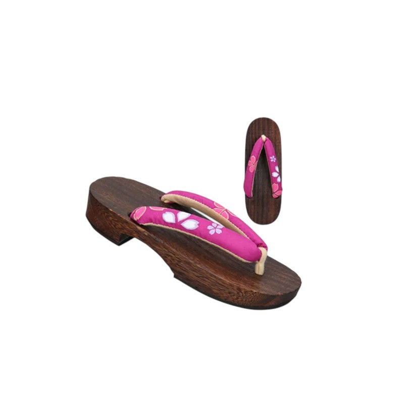 Geta Japonaise Fleurs Roses