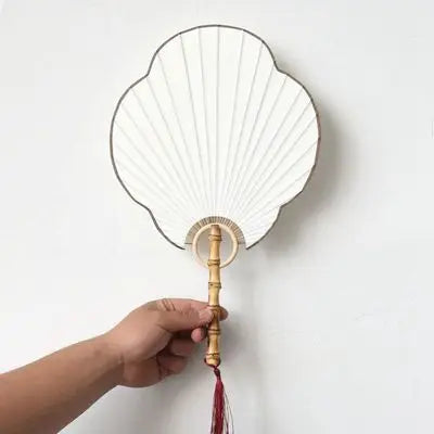 Éventail rond japonais