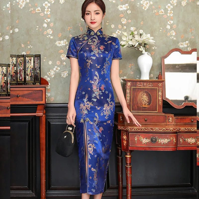 Japanese Allure Dress | Tenko Blue / M Japanese Allure Dress | Tenko Blue / M