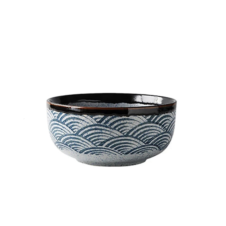 Bol japonais traditionnel bleu