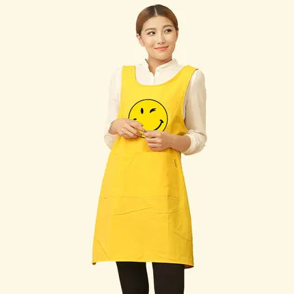 Tablier Japonais Smiley Jaune