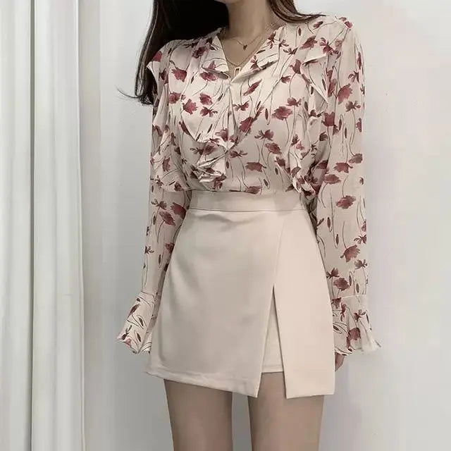 Jupe Japonaise Trapèze Beige