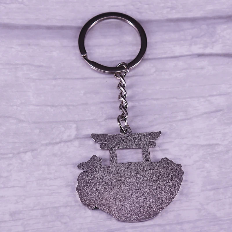 Porte-clés Japonais Ramen Tori de dos