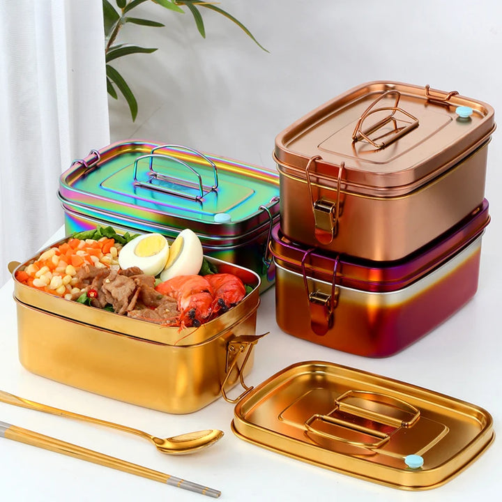 Boîte Bento Inox Coloré