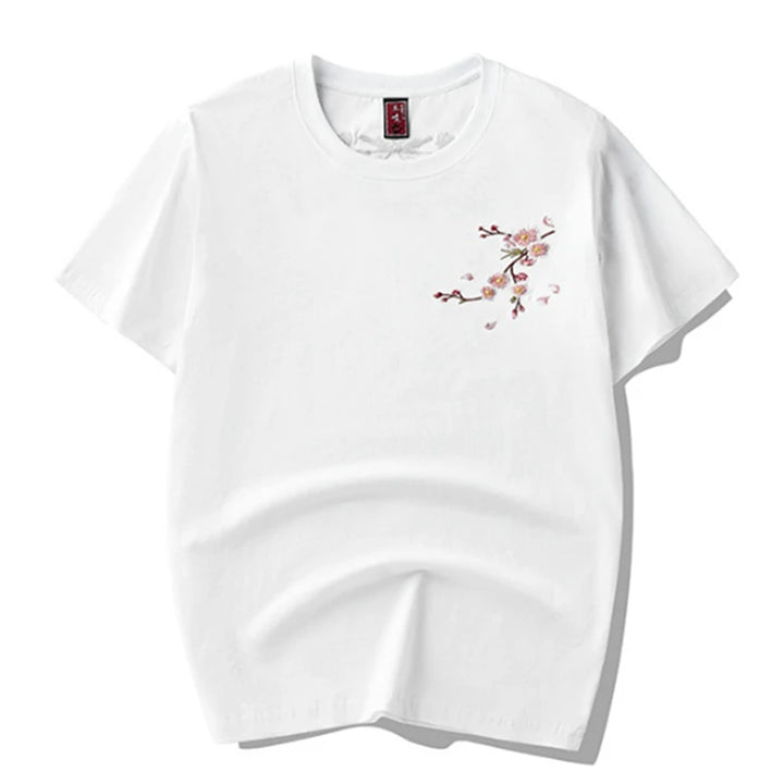 T-shirt japonais brodé