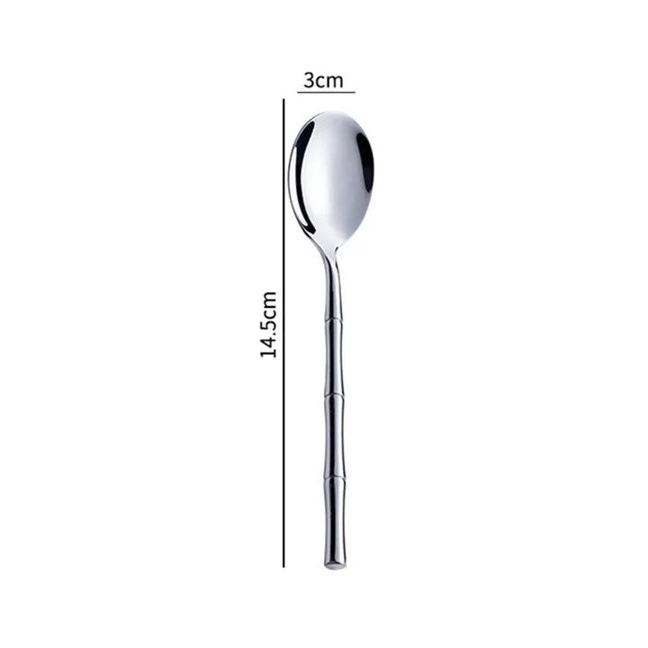Couvert Japonais Inox style bambou