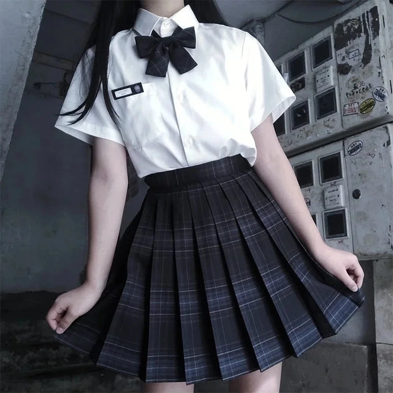 Mini jupe japonaise plissée