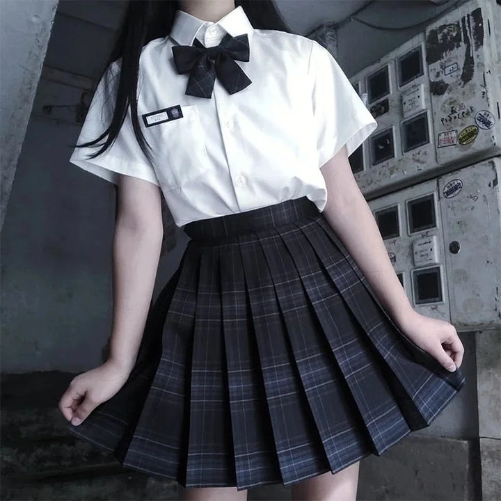 Mini jupe japonaise plissée