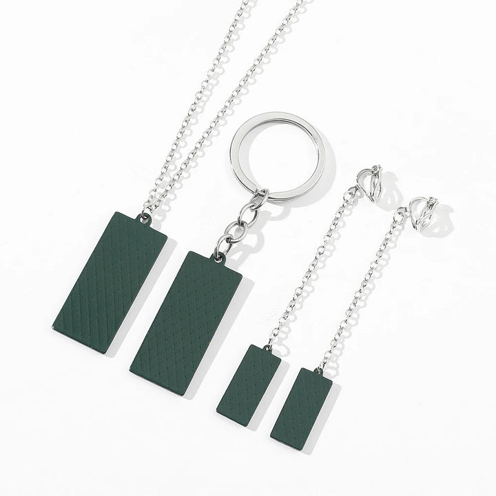 Collier japonais traditionnel rectangulaire