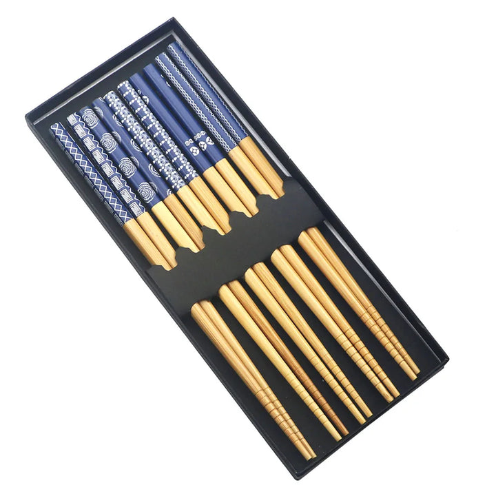 Coffret de Baguettes Japonaises à Motifs Originale
