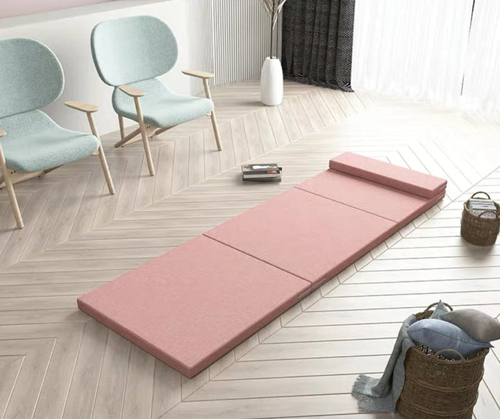 Tatami pliant japonais rose