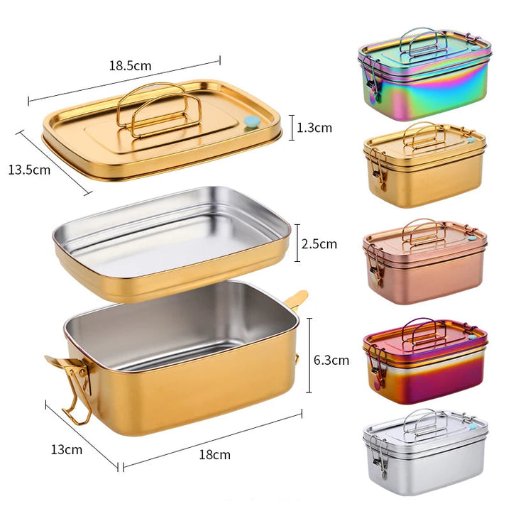 Colorful Stainless Steel Bento Box