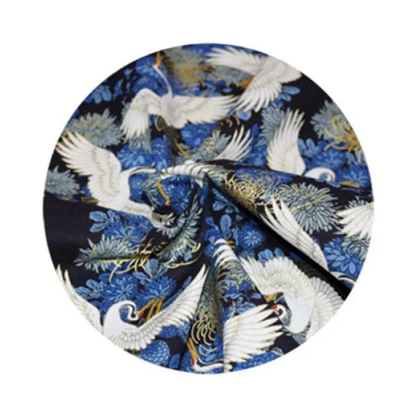 Furoshiki Grues bleu