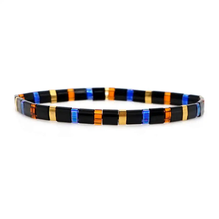Bracelet miyuki noir japon
