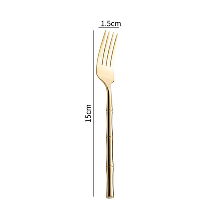 Couvert Japonais Inox style bambou