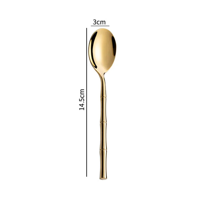 Couvert Japonais Inox style bambou