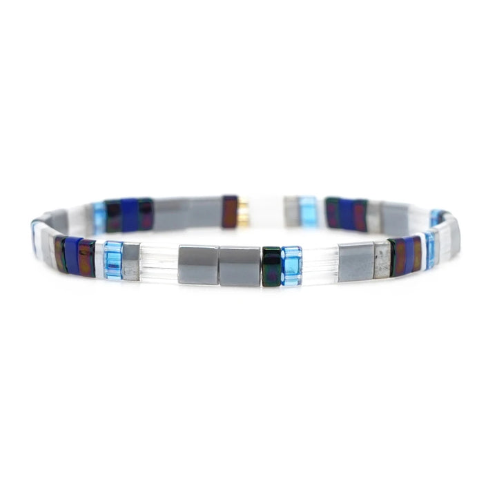 Tila glass bead Miyuki bracelet
