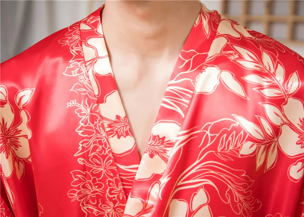 Kimono Satin Homme doux