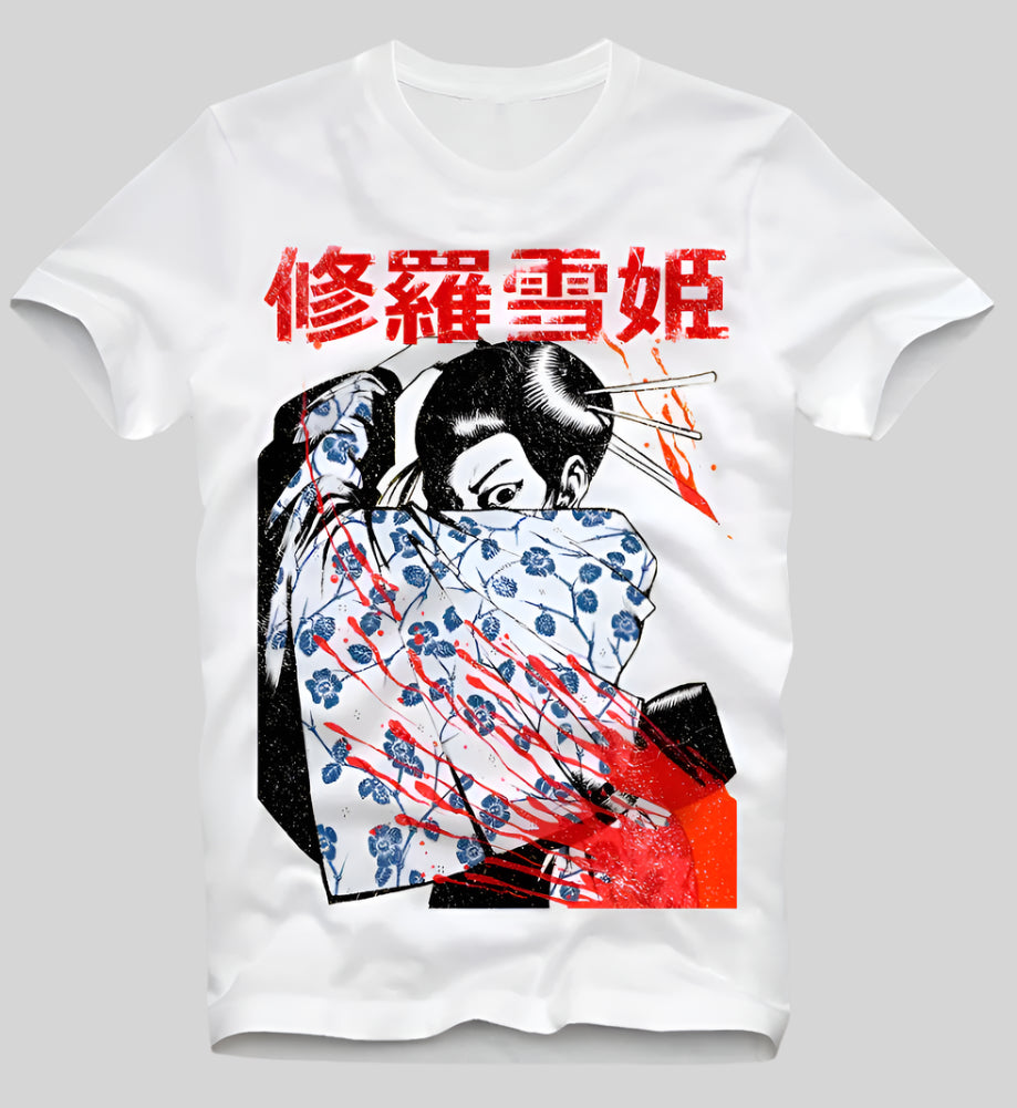 T-Shirt Japonais Vintage Femme