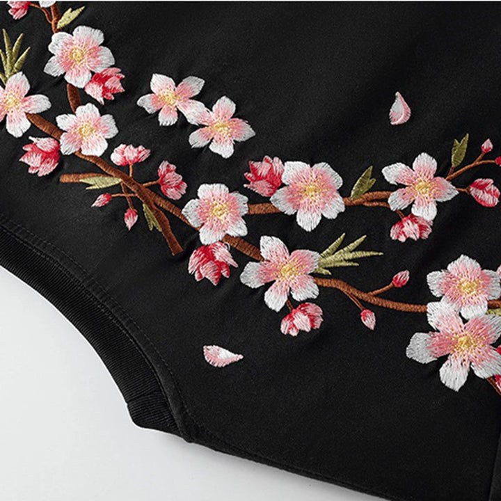 T-shirt japonais brodé