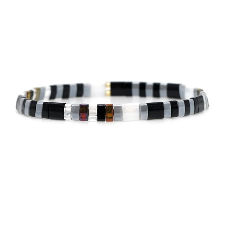 Tila glass bead Miyuki bracelet