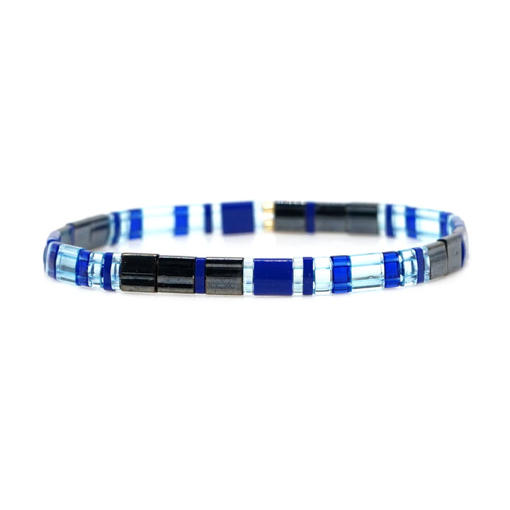 Tila glass bead Miyuki bracelet