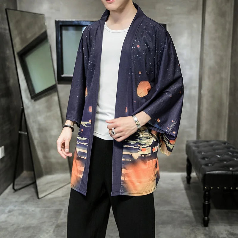 Veste Kimono Homme Pleine Lune