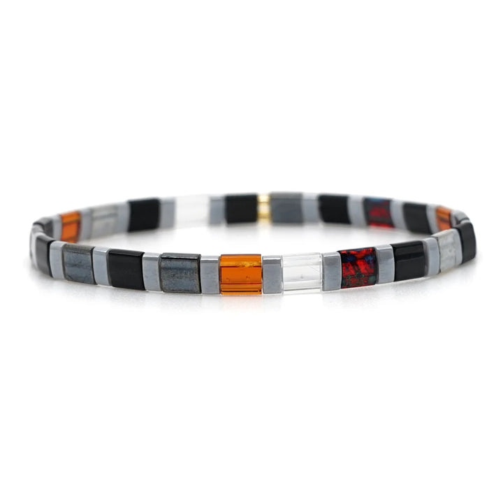 Tila glass bead Miyuki bracelet