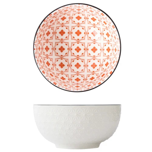 Bol Style Japonais Rouge