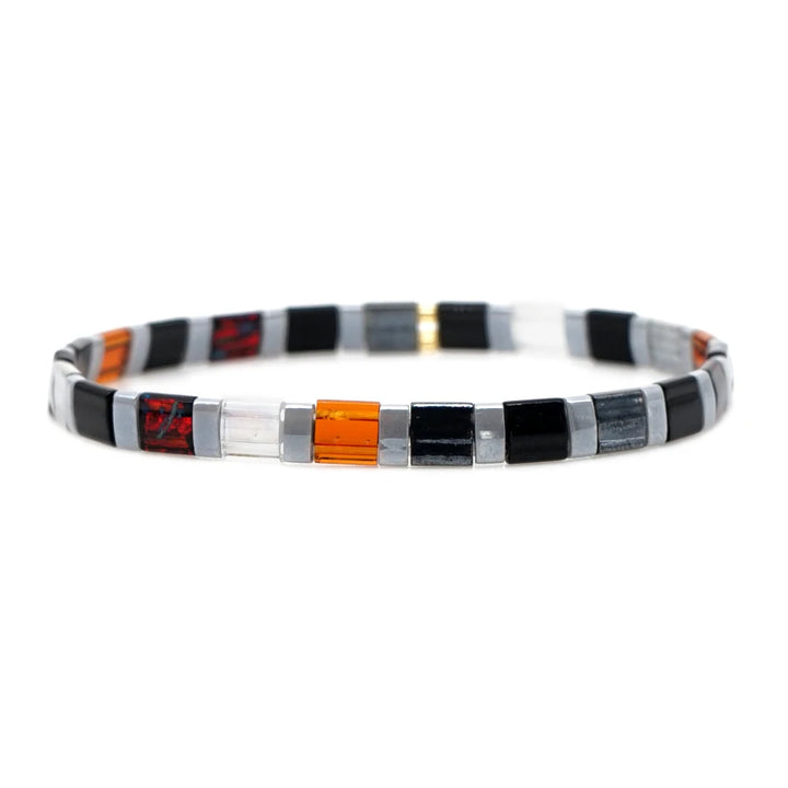 Tila glass bead Miyuki bracelet