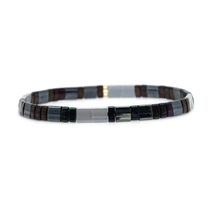 Tila glass bead Miyuki bracelet