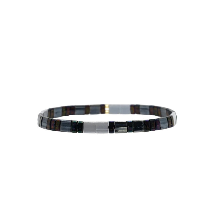 Tila glass bead Miyuki bracelet