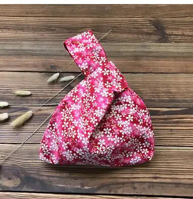 Petit Sac Japonais Sakura Rose